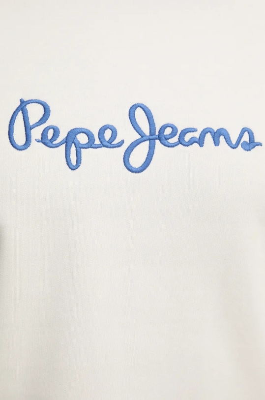 Хлопковая кофта Pepe Jeans NEW JOE CREW PM582715 белый