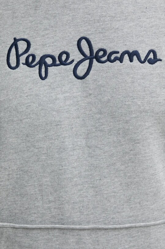 Βαμβακερή μπλούζα Pepe Jeans NEW JOE HOODIE PM582716 γκρί