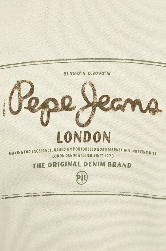 Хлопковая кофта Pepe Jeans SIMON PM582721 бежевый