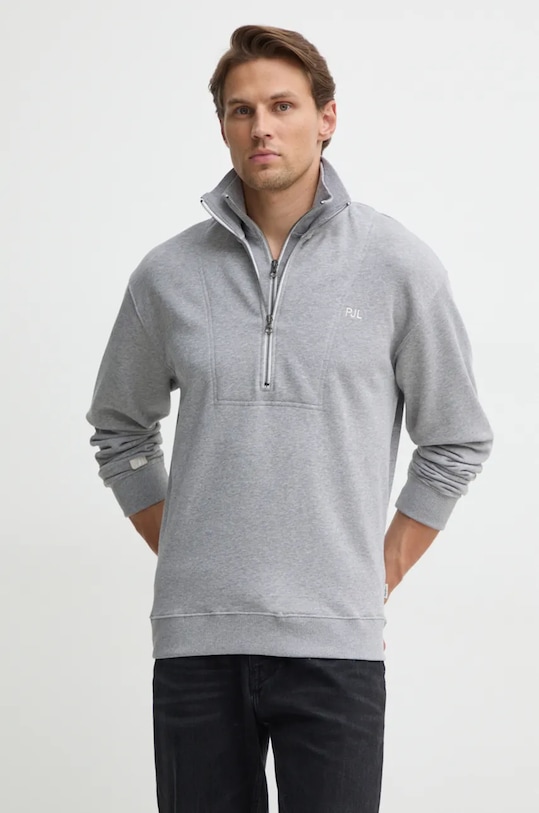 Pepe Jeans bluza bawełniana SOLOMON bez kaptura szary PM582722