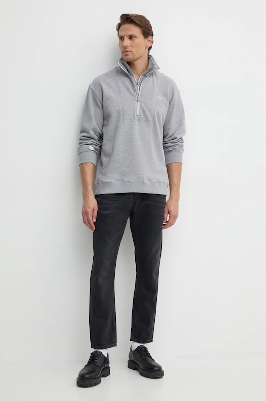 Pepe Jeans bluza bawełniana SOLOMON PM582722 szary AW24