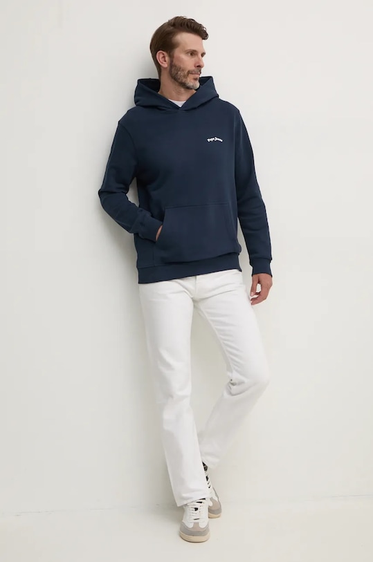 Pepe Jeans hanorac de bumbac SOMERTON PM582725 bleumarin AW24