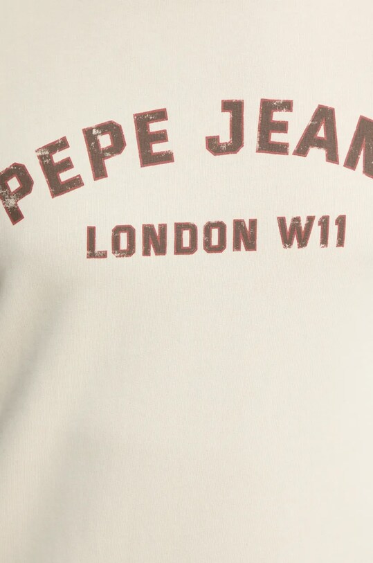 Бавовняна кофта Pepe Jeans ALDRIDGE CREW PM582738 бежевий