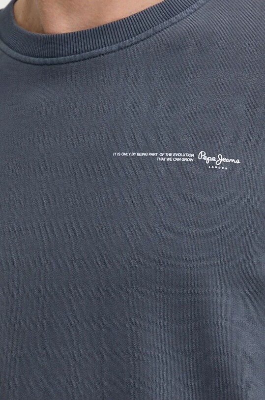Бавовняна кофта Pepe Jeans DAVY CREW PM582740 сірий