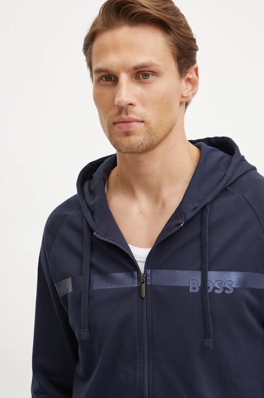 Îmbrăcăminte BOSS hanorac de bumbac 50527451 bleumarin