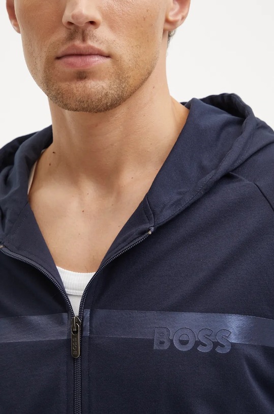 BOSS hanorac de bumbac bleumarin 50527451