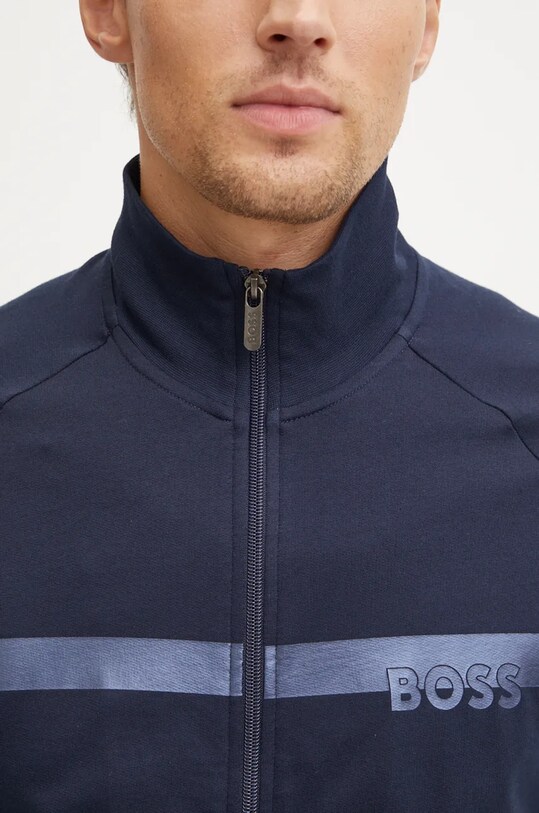 BOSS hanorac de bumbac bleumarin 50527453