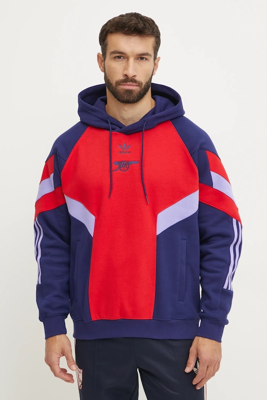 adidas Originals bluza Arsenal FC wzorzyste czerwony IS6501