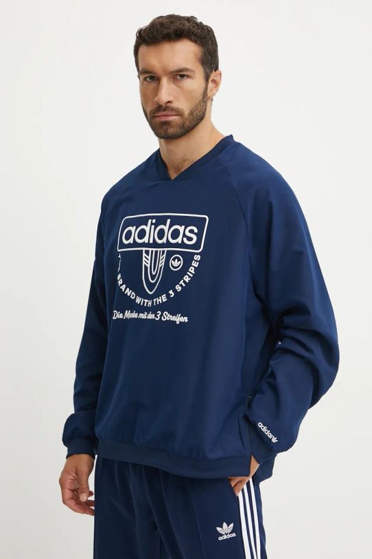 Кофта adidas Originals без капюшона темно-синій IW3245