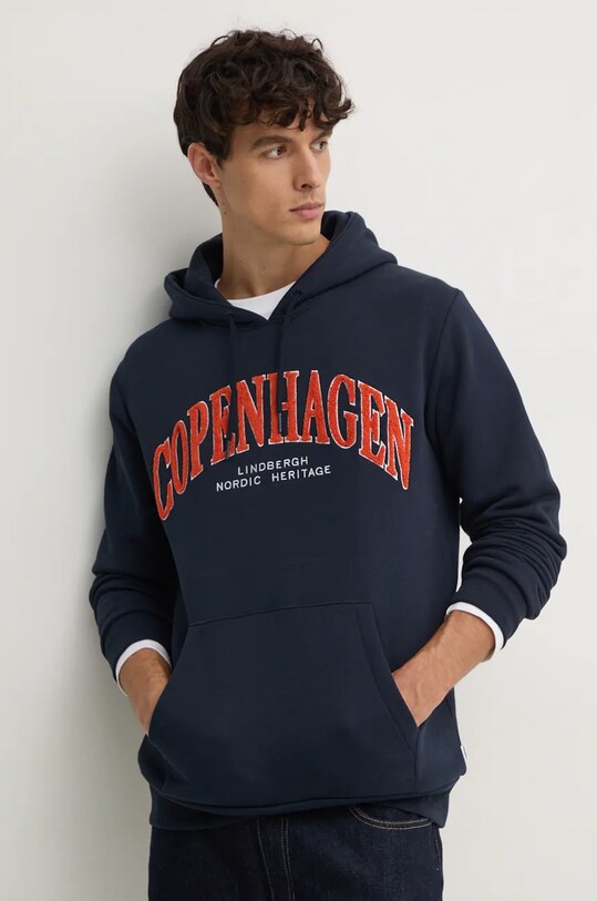 Lindbergh bluza imprimeu bleumarin 30.705170.NAVY