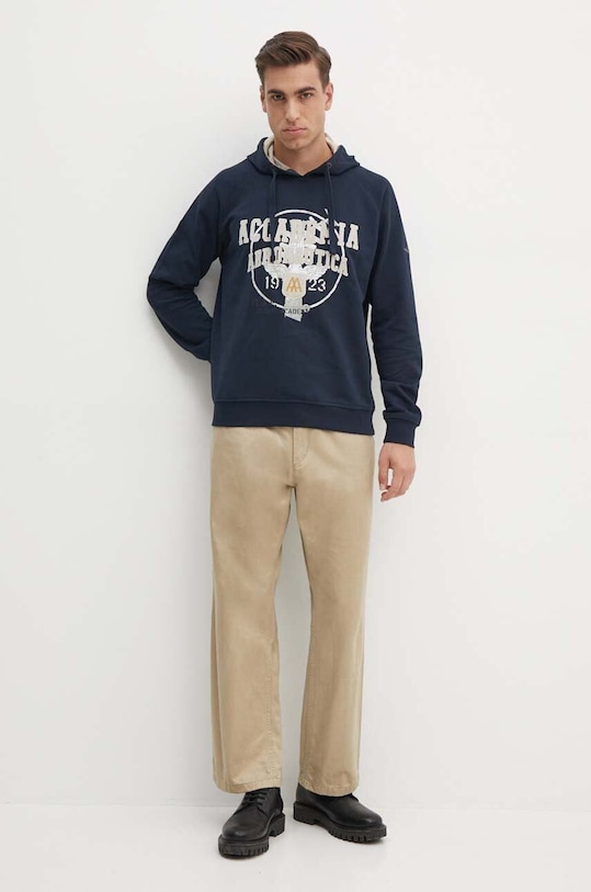 Aeronautica Militare bluza bawełniana FE1928F511 granatowy AW24