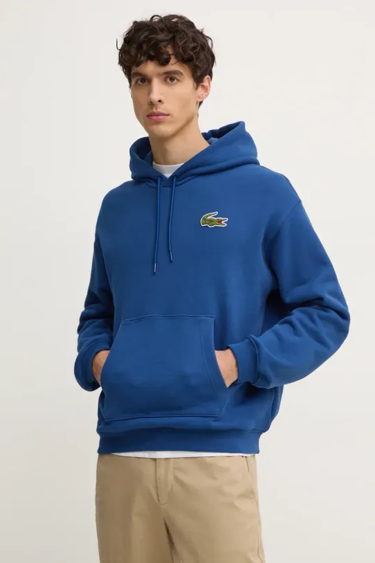 Lacoste felpa in cotone con blu SH2754
