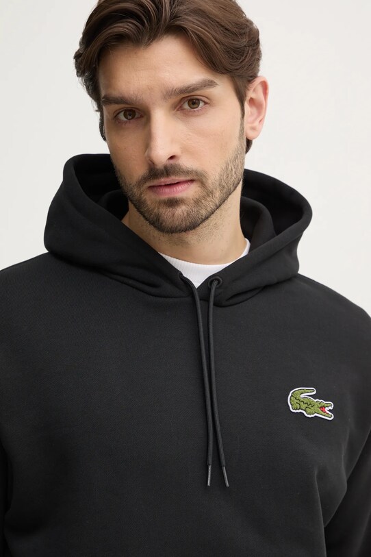 Хлопковая кофта Lacoste чёрный SH2754