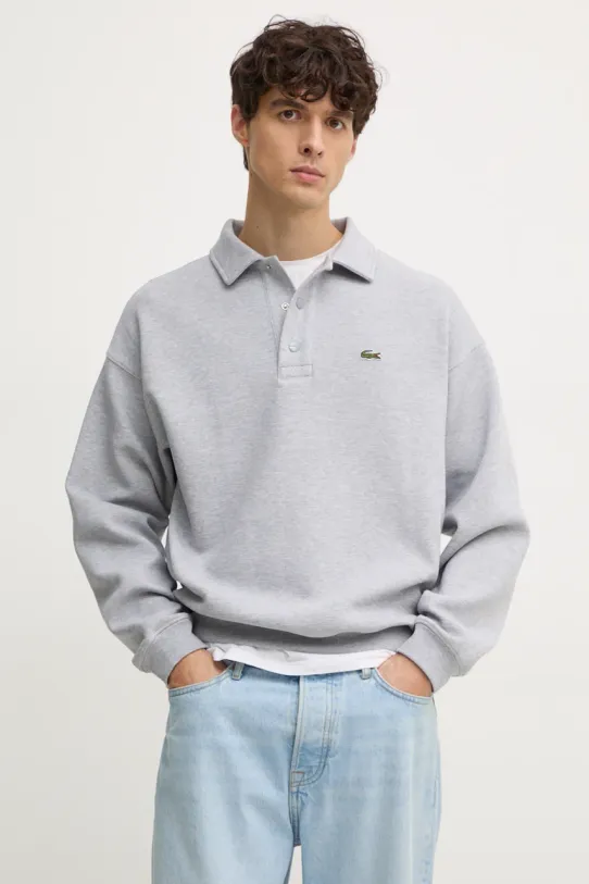 Lacoste sweatshirt Planet friendly gray SH2821