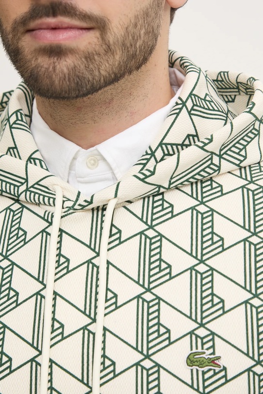 Lacoste bluza bawełniana SH2855 beżowy