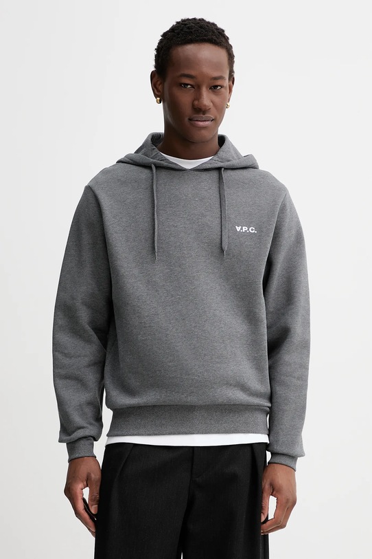 A.P.C. bluza bawełniana Boxy Petit Vpc bawełna szary COHBR.H27917.TPR