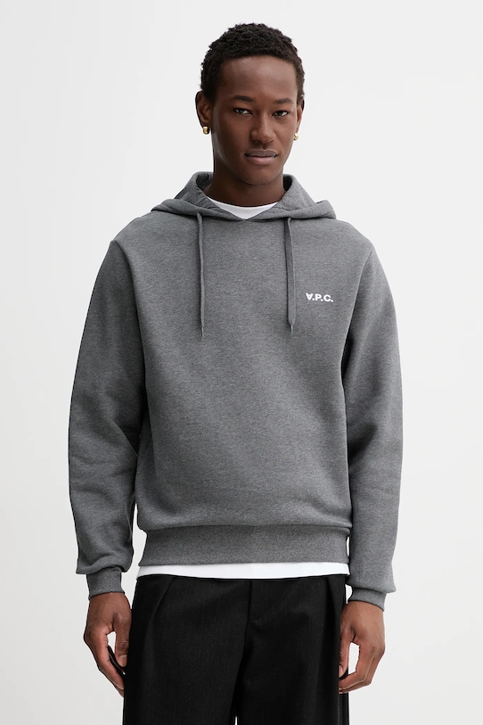 A.P.C. bluza bawełniana Boxy Petit Vpc bawełna szary COHBR.H27917.TPR