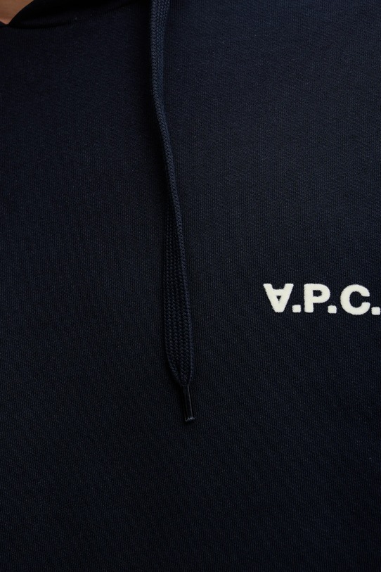 A.P.C. bluza bawełniana Boxy Petit Vpc COHBR.H27917.TIQ granatowy