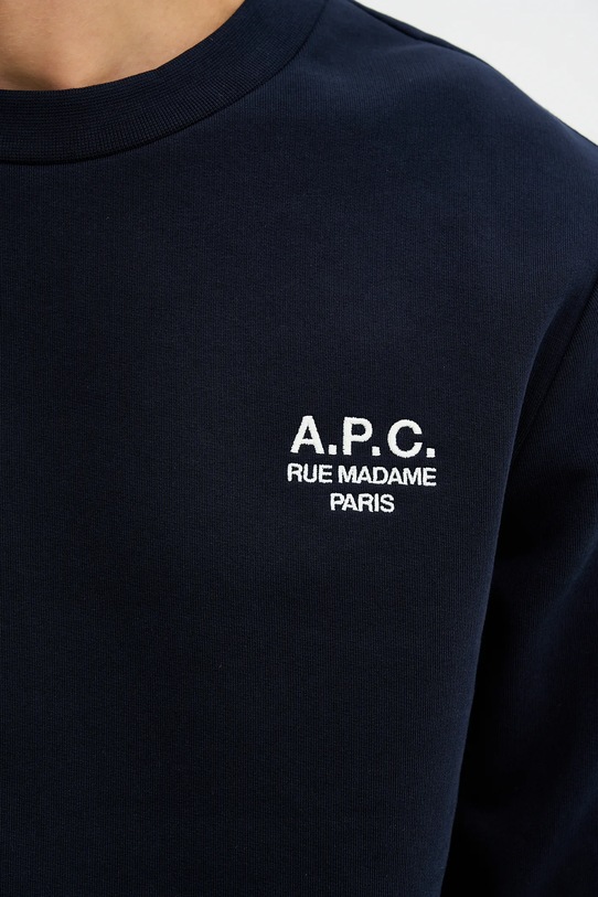 A.P.C. bluza Standard Rue Madame Gots COHBV.M27913.TIQ granatowy