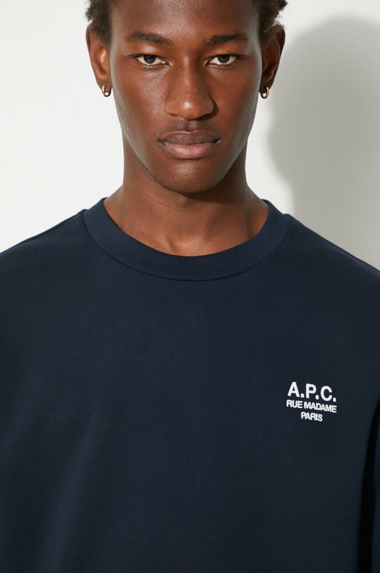 Суичър A.P.C. Standard Rue Madame Gots COHBV.M27913.TIQ тъмносин