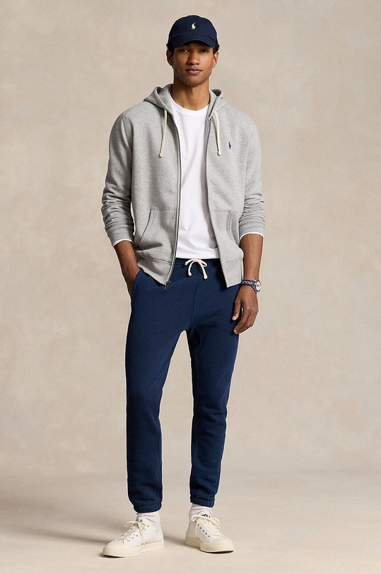 Abbigliamento Polo Ralph Lauren felpa RL Fleece Longsleeve 710813297 grigio