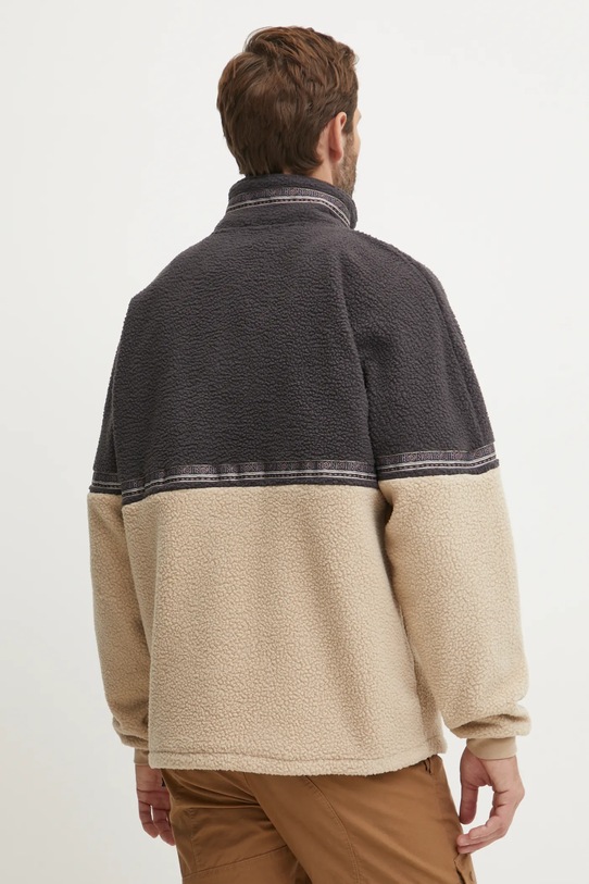 Oblečení Fleecová mikina Quiksilver Take Us Back Block EQYFT04974 šedá