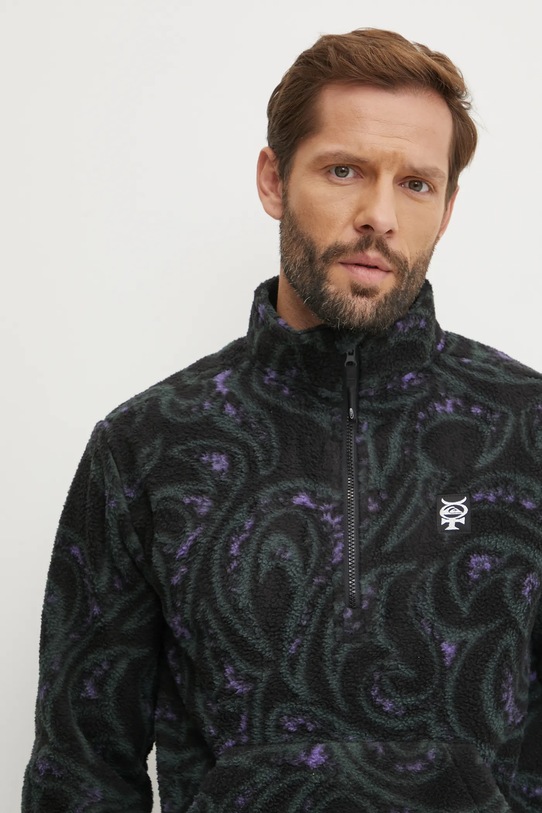Fleecová mikina Quiksilver Mercury černá AQYFT03405