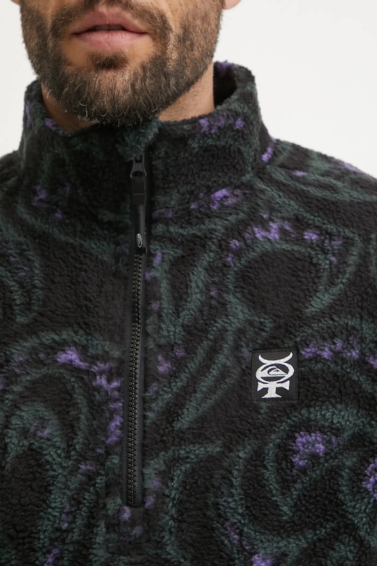 Fleecová mikina Quiksilver Mercury AQYFT03405 černá