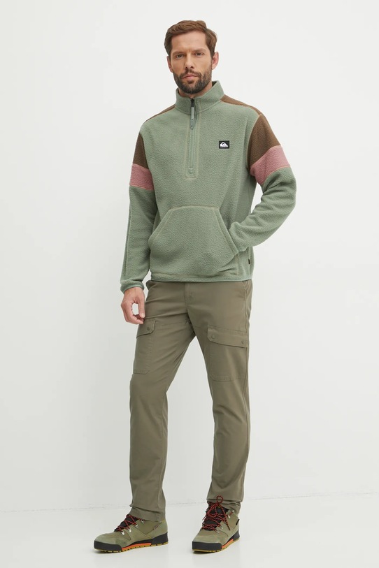 Quiksilver hanorac fleece Clean Coast EQYFT04960 verde AW24