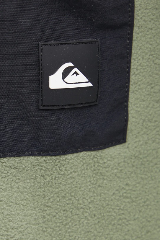 Sportovní mikina Quiksilver Aker Fleece EQYFT04965 zelená