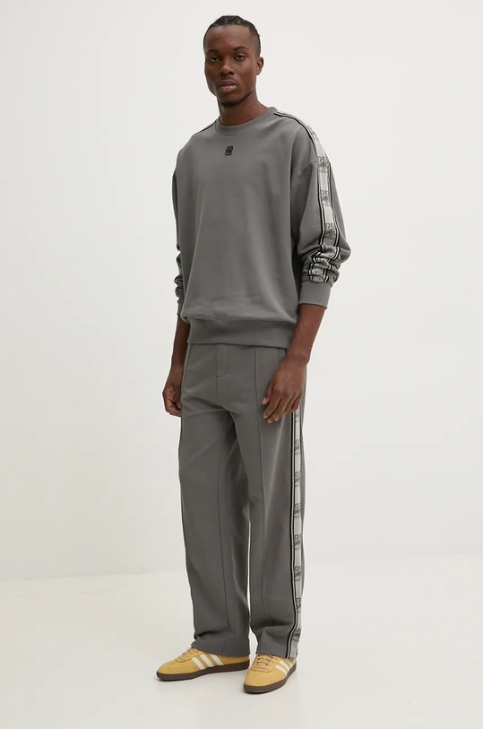 HUGO hanorac de bumbac x RACING BULLS 50530452 gri AW24