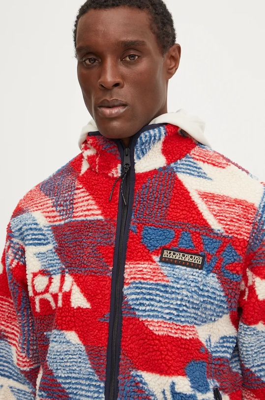 Napapijri fleece sweatshirt T-Argient red NP0A4HZJFAU1