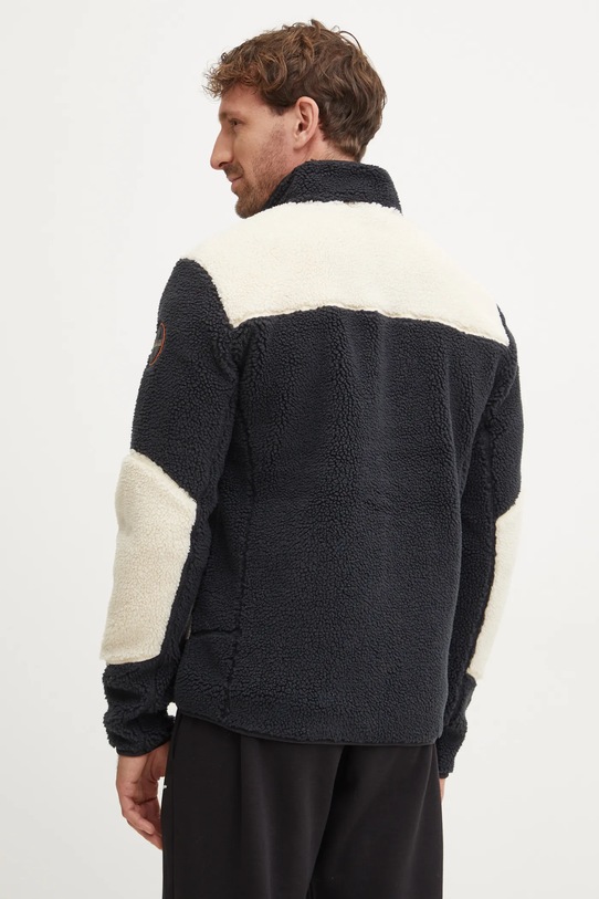 Abbigliamento Napapijri felpa Yupik Fz 3 NP0A4GNTMA91 nero
