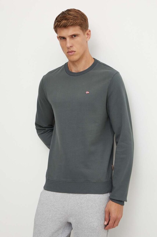 Napapijri bluza Balis Crew uni verde NP0A4FQWG1S1