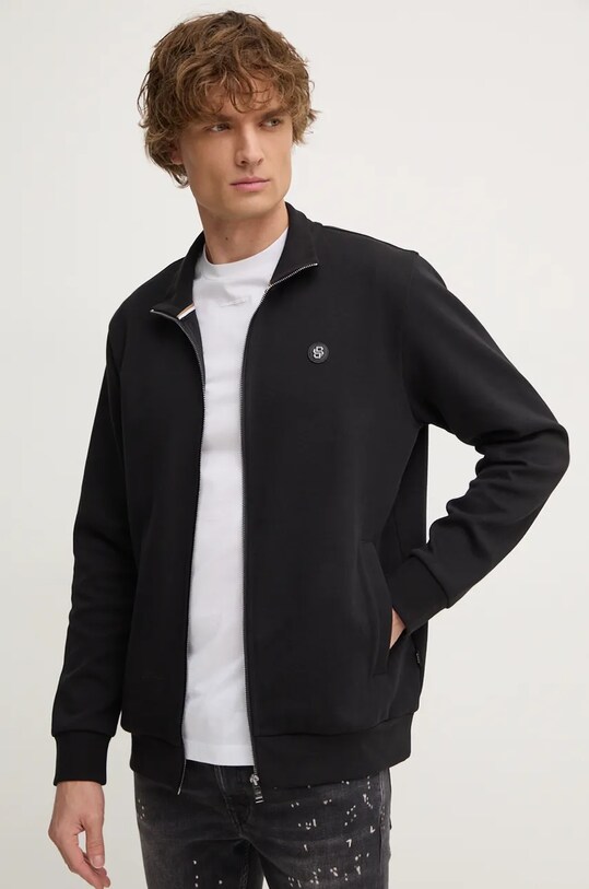 Mikina BOSS nášivka černá 50523916