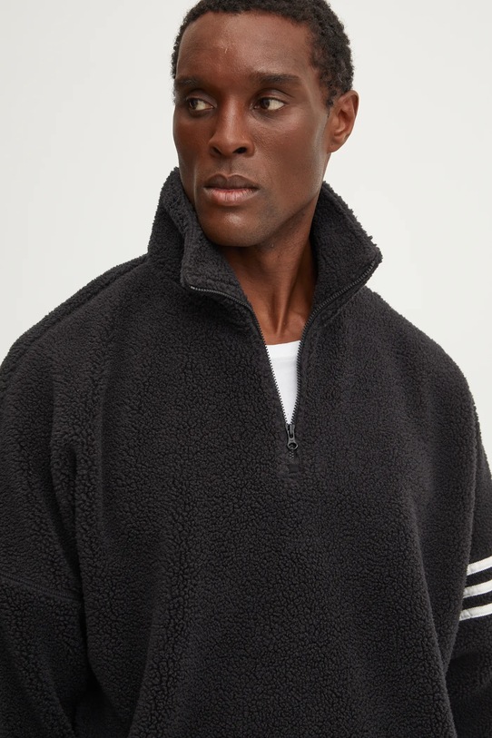 Dukserica od flisa adidas Originals Neuclassics C Pf 1/2 Z IW0976 crna