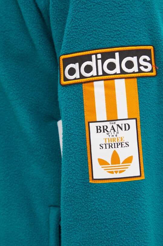 adidas Originals felső Polarfleece Adibreak Tracktop IW5815 türkiz