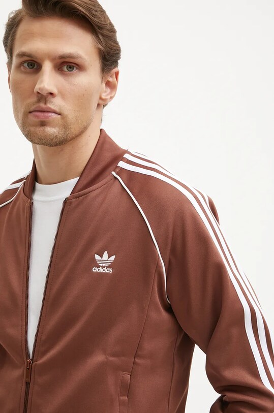 adidas Originals bluza Adicolor Classics SST Tracktop maro IY9855