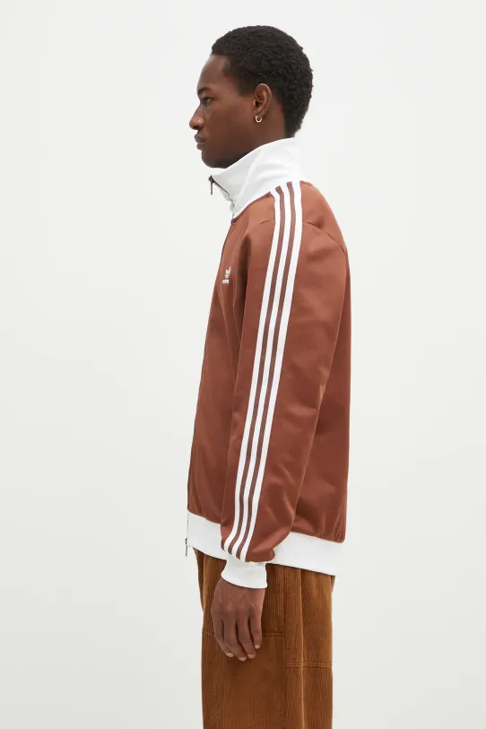 Кофта adidas Originals Beckenbauer Tracktop IY9879 коричневый AW24