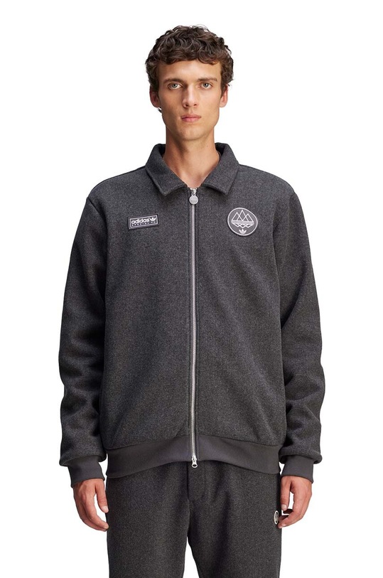 Mikina adidas Originals Spezial F.C. Tracktop JE6075 šedá AW24