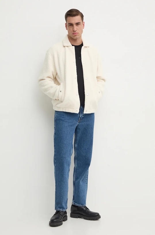 Bunda BOSS 50523920 béžová AW24