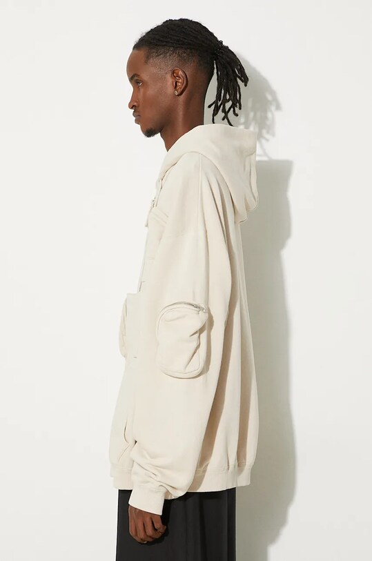 MM6 Maison Margiela bluza bawełniana SH0HG0003.M25003 beżowy AW24