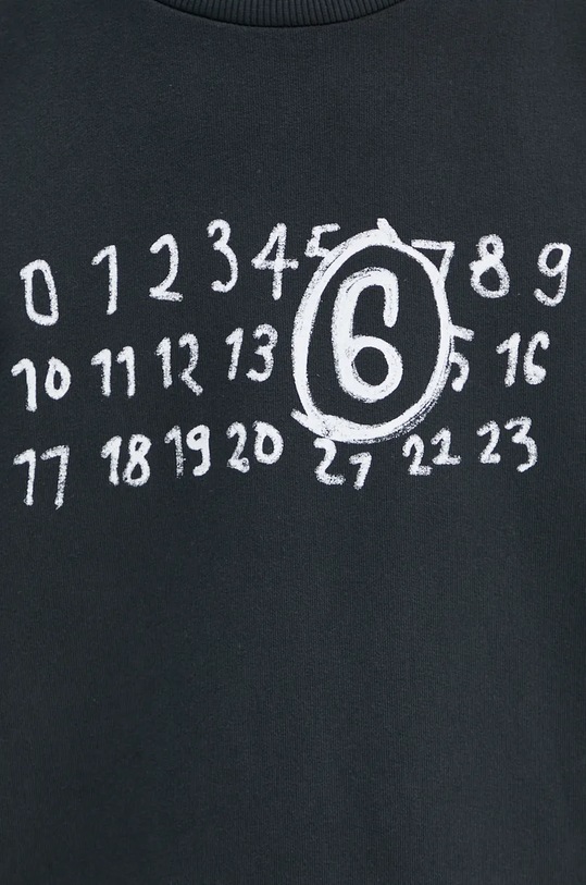 MM6 Maison Margiela bluza bawełniana SH2GU0011.M25004 czarny