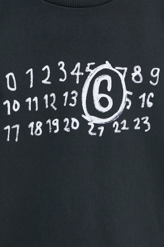 MM6 Maison Margiela bluza bawełniana SH2GU0011.M25004 czarny