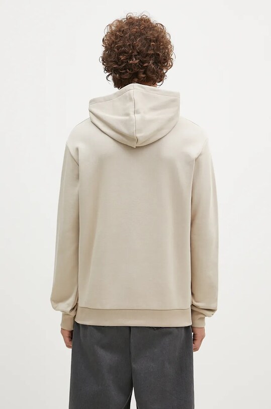Abbigliamento adidas Originals felpa in cotone Outline Hoodie JJ1505 beige
