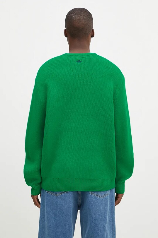 Одежда Свитер adidas Originals Knit Crewneck JN5966 зелёный