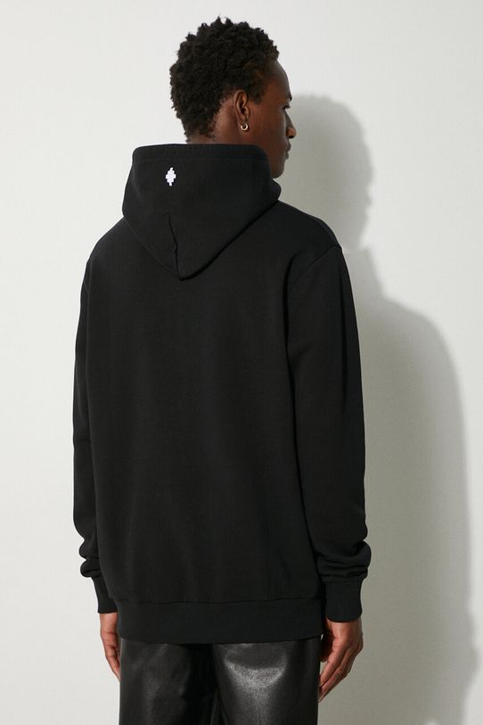 Oblečenie Bavlnená mikina Marcelo Burlon Que Onda Regular Hoodie CMBB007F24FLE0061001 čierna