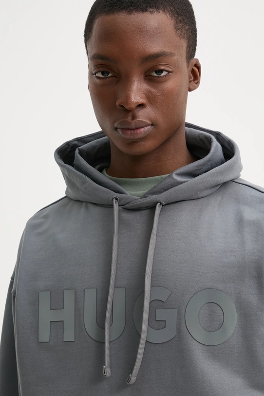 HUGO hanorac de bumbac gri 50529090