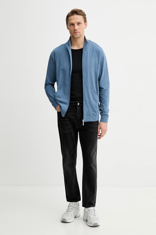 HUGO bluza 50525245 niebieski AW25