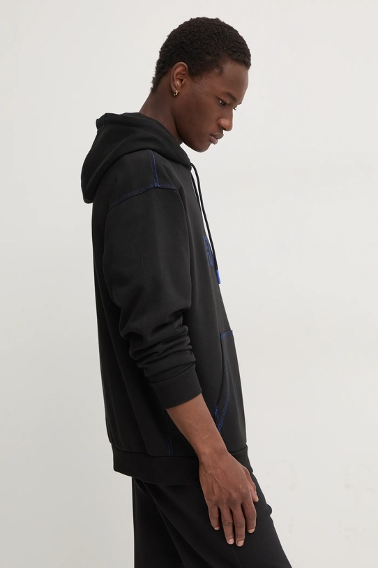 HUGO Blue bluza bawełniana czarny 50521697